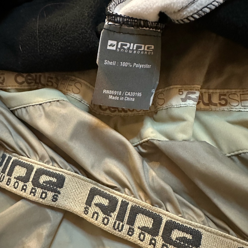 Ride Snowboarding Jacket Cell Series Cell 5 Men's Snowboarding Dual Layer Medium - Picture 5 of 11